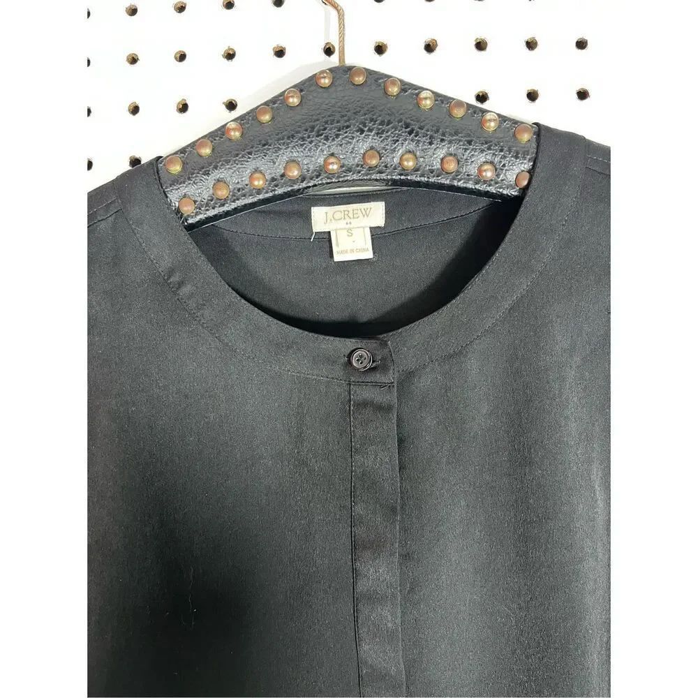 J.Crew Black Blouse size S - Picture 3 of 3
